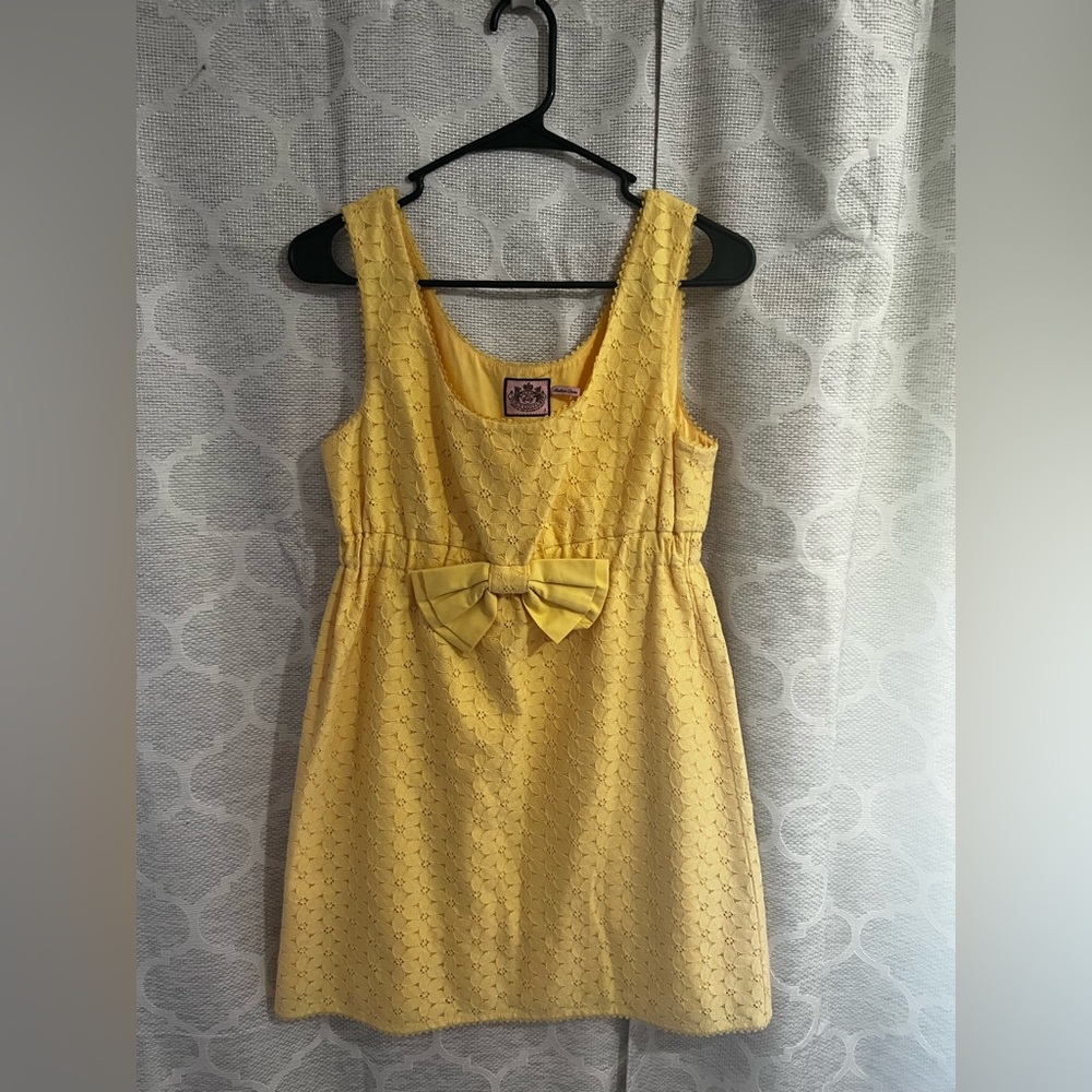 Juicy Couture eyelet mini dress